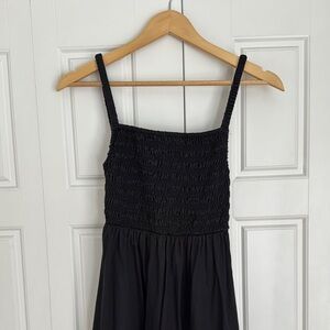 Black Smocked Dress